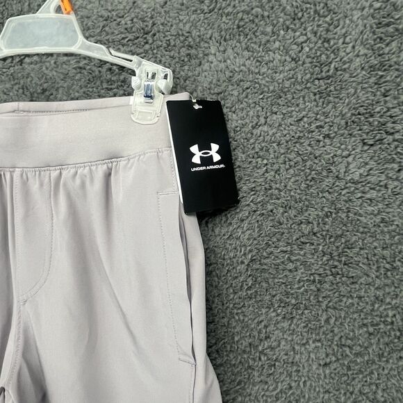 NWT under Armour Boys Unstoppable Tapered pants Sz Y Medium $60 Gray - Picture 3 of 5